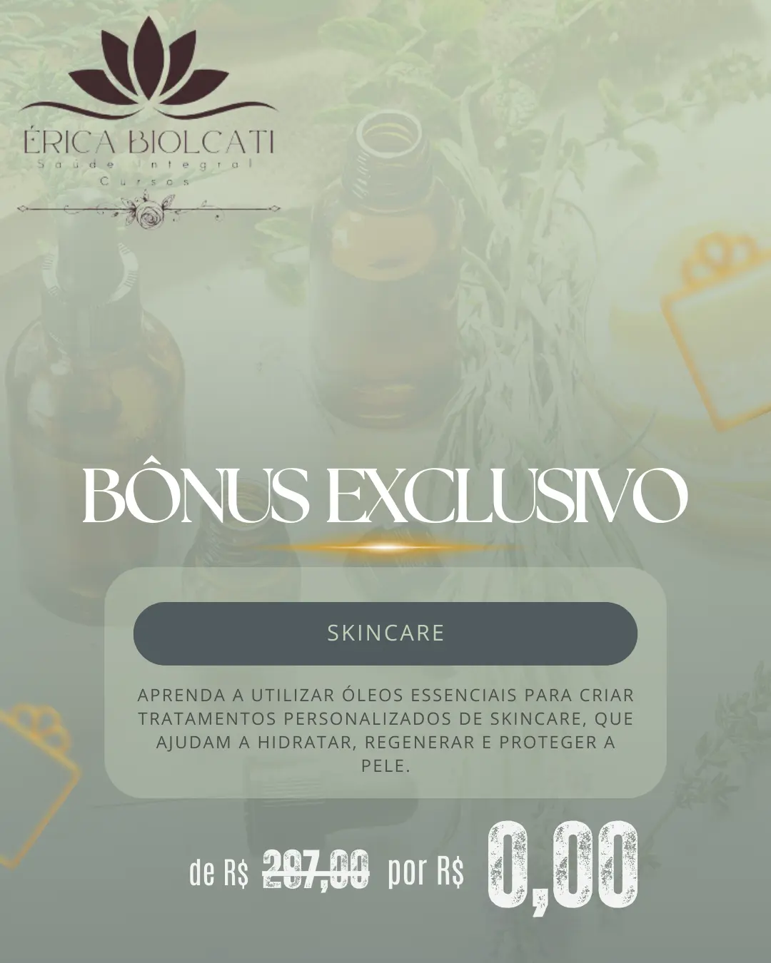 Bonus-Skinkare Curso Aromaterapia